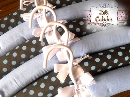 Cabide Forrados Azul